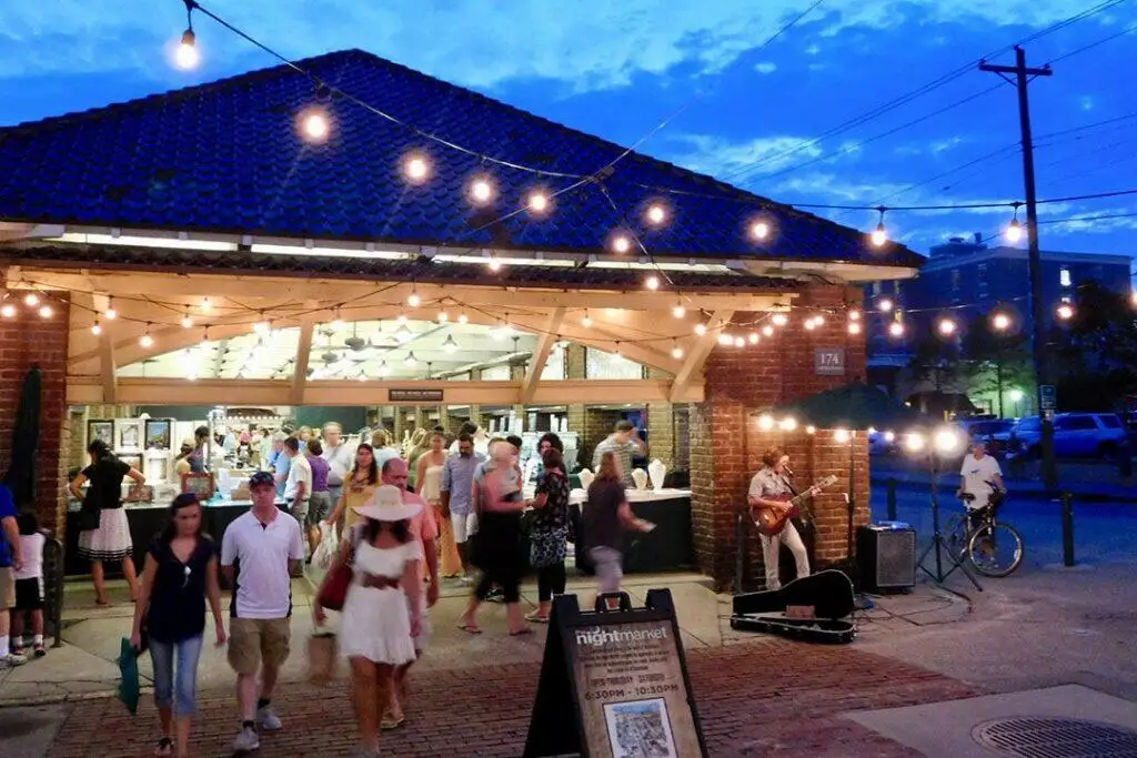 Wander around the Charleston Night Market