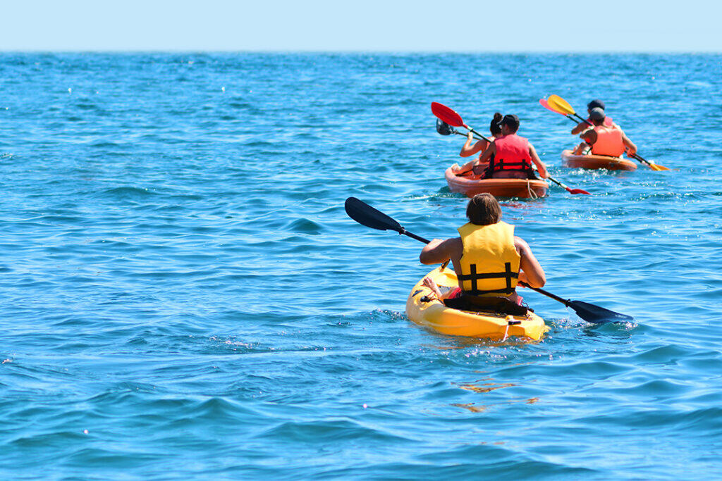 Kayaking on spring break in charleston sc