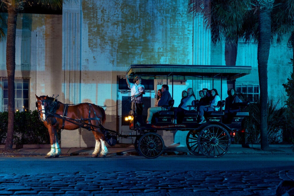 Ghost tour in Charleston